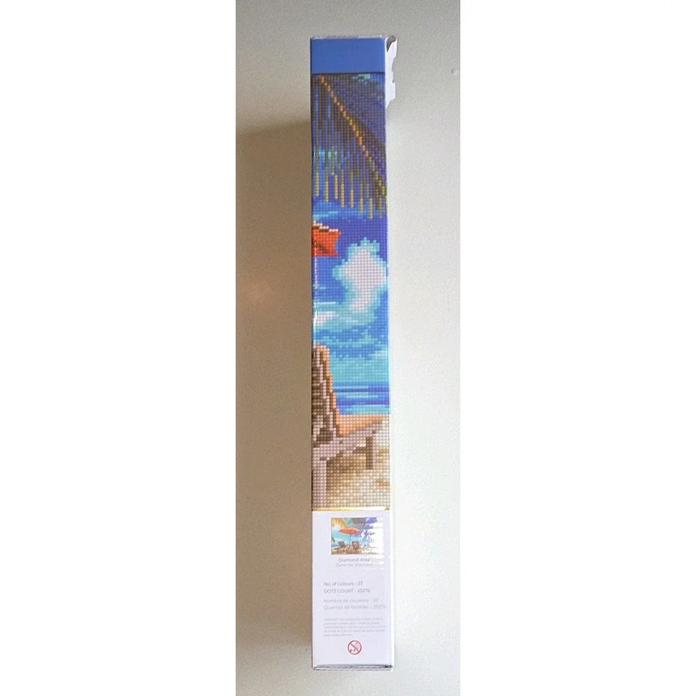 Diamond Dotz Diamond Art Kit Chill Beach Scene 20x16 Intermediate DDM9.064